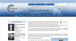 Desktop Screenshot of northtexascancercenteratwise.com