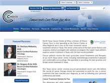 Tablet Screenshot of northtexascancercenteratwise.com